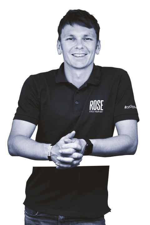 Anatol Sostmann from Rose Bikes in Bocholt, one of Germany's largest bicycle manufacturers and direct mail order companies.