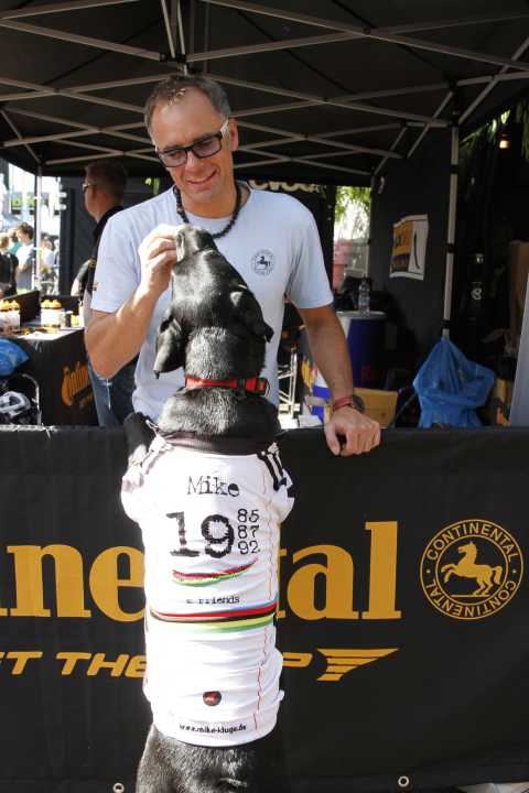 Fans' favourite: Mike Kluge at the 2013 BIKE Festival in Riva.