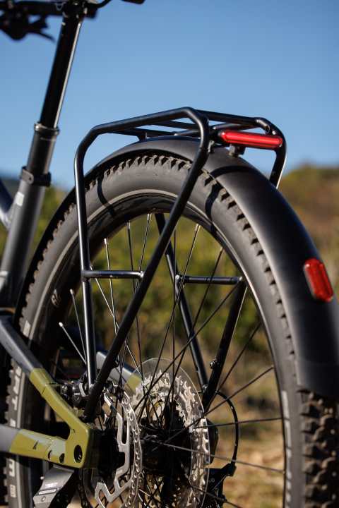 The full-suspension Bulls EVO FS features the MonkeyLoad system for transporting luggage.