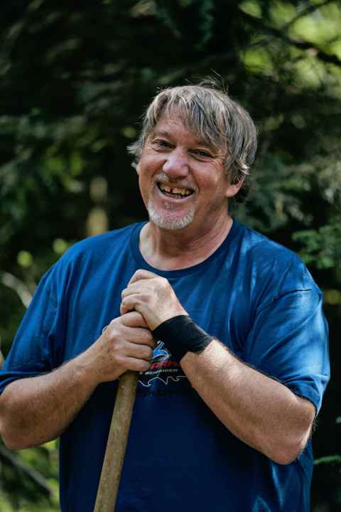 Schneider built his first BMX track in the 1980s.