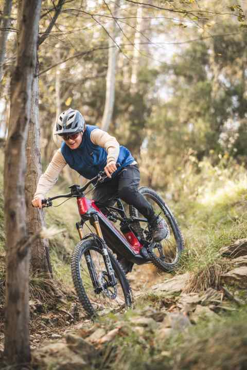 Yes, the Cannondale is heavy, long and certainly not the liveliest bike on test. However, the Moterra 1 glides over rough trails like a maglev train.