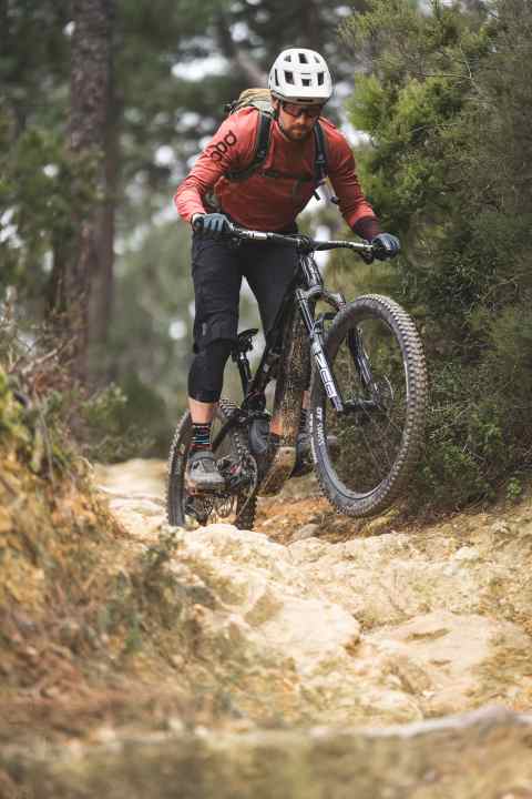 In their element: test editor Adrian and the Hybe on the Steinfeld classic Pino Morto.