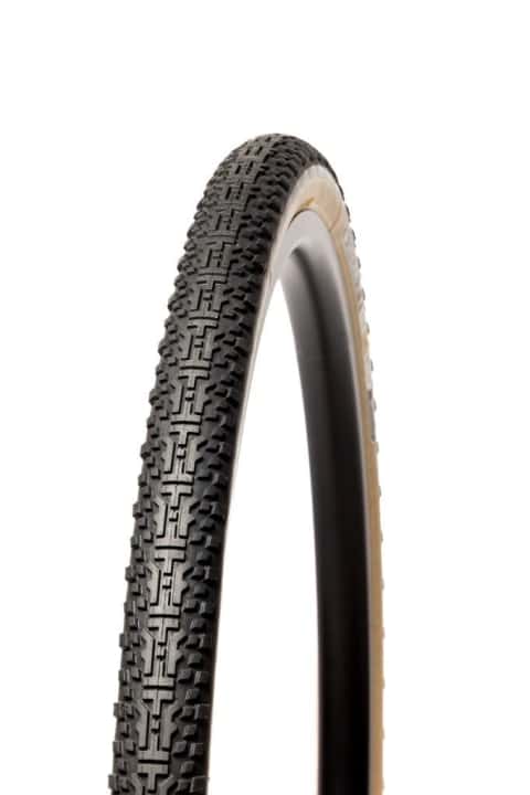 The Panaracer Gravelking X1 with TF tread.