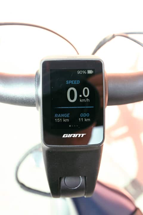 Elegant wie aus einem Stück: Das integrierte Display des Sync Drive Core am Giant.