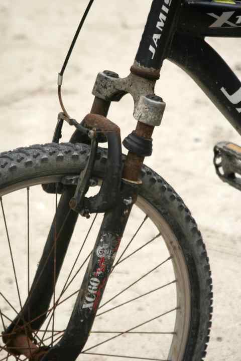 Zu spät für den Federgabel Service