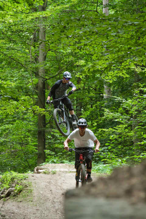 Even the locals don't get bored of the trails. But every now and then something is modified and optimised.