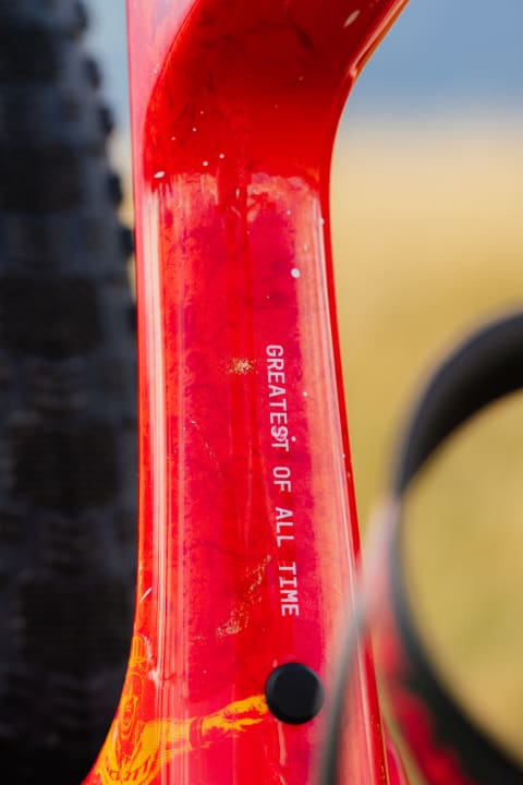 A statement that not many people can afford to make. But Nino Schurter does!