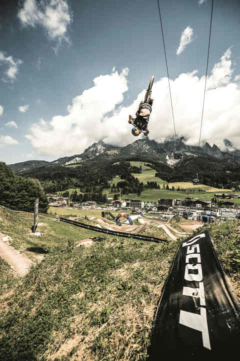 Anthony Messere auf einem Morpheus Vimana Slope beim 26Trix 2014.
