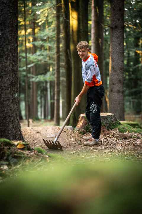 Nach der Schule am liebsten sofort raus auf die Trails: Der RVC Trieb kann über einen Mangel an motivierten Mitgliedern nicht klagen.