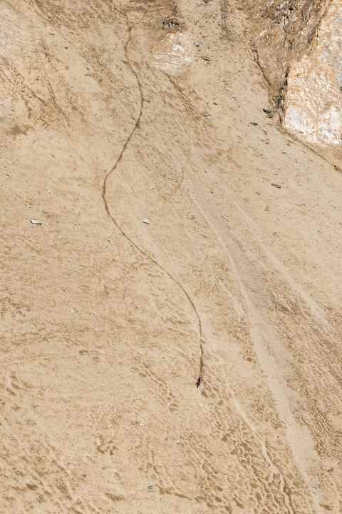 Biking like deep snow skiing.