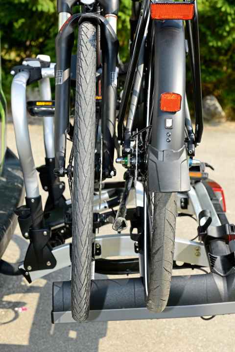 Narrow - If the bikes are very narrow, it is best to mount them offset.