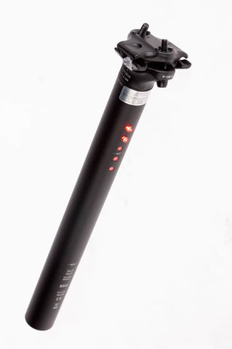 S311; seat post with 5 integrated LEDs; USB rechargeable battery; light duration 8:55 h*; Li-Po battery, 750 mAh; 385 grams; dynamo version available; 69 euros.