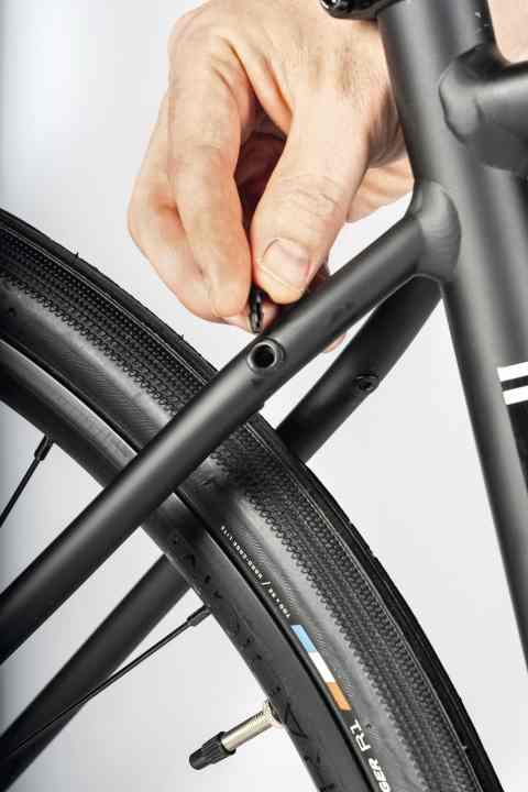 Sonderstellung: Das Trek bietet Aufnahmen für Schutzbleche und Gepäckträger sowie enorme Reifenfreiheit.