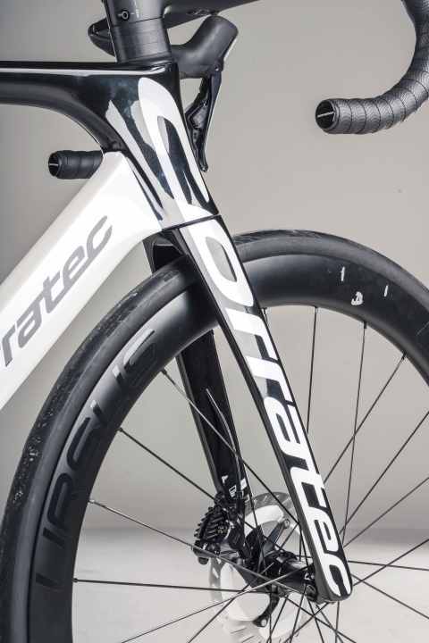 Compliant - frame and fork are slightly less stiff than the competition