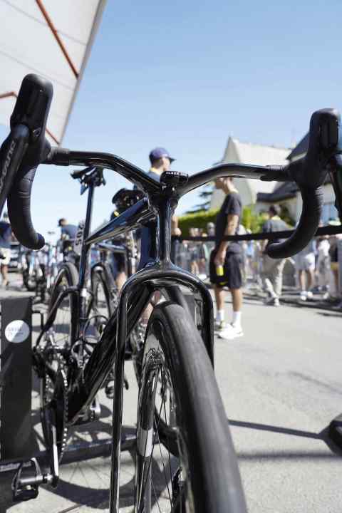 Futuristic aero racing bike