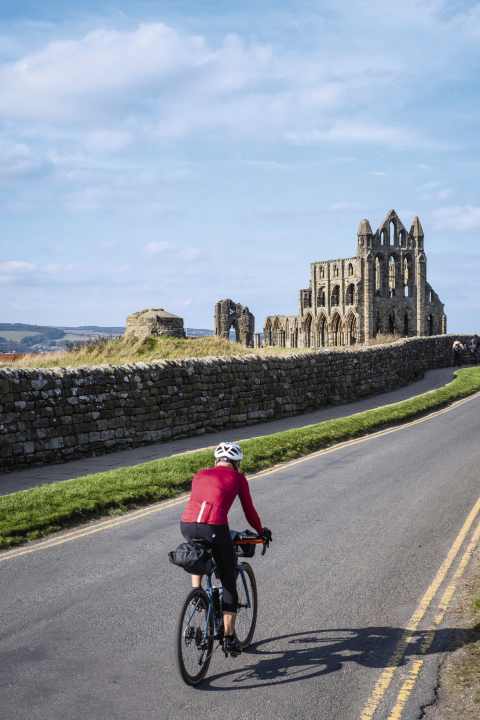 Like something out of a knight film: the ruins of Whitby Cathedral