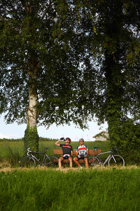   Advantage without a training plan: You can take a break whenever you feel like it.