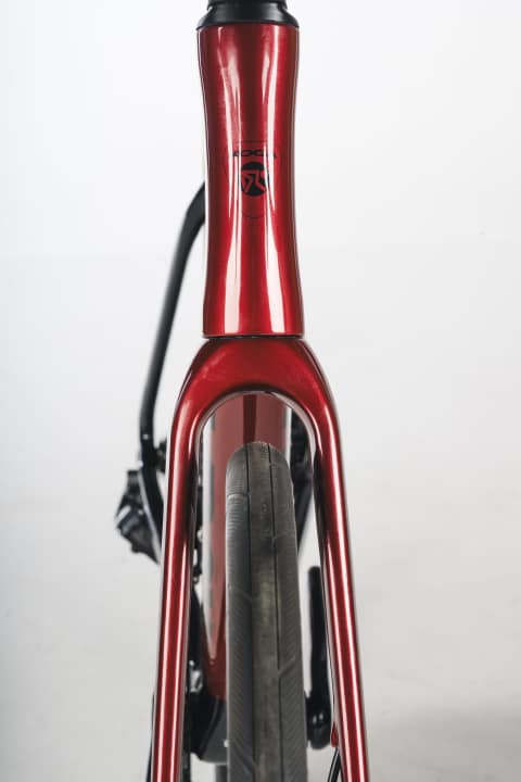 Luft nach oben: Im Roqa finden nicht nur breite Geländereifen Platz, sondern bei Bedarf auch noch feste Schutzbleche