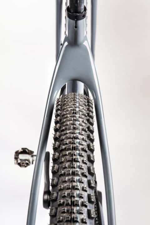 Open Wi.De tyre clearance rear end gravel bike