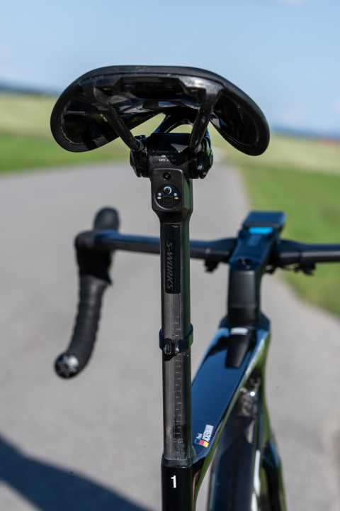   Weder Kammtail- noch Rundrohr-Profil: Das Tarmac SL7 wandelt in Sachen Rahmenkonstruktion zwischen den Welten. 