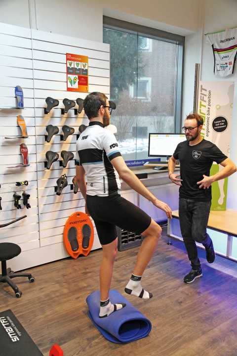   Training durch asymmetrische Belastung