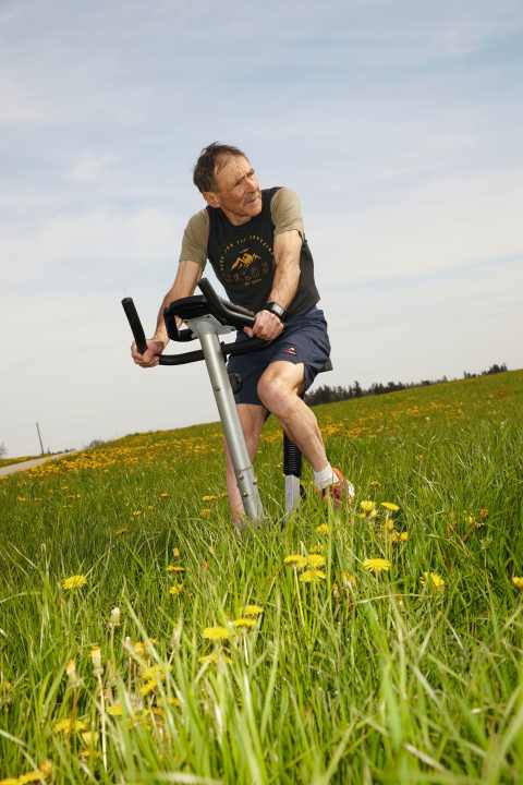 "[...] just over 200,000 kilometres. I've already cycled around the world five times, if you like." ~Ferdinand Kraller, when asked how many kilometres he has cycled in the past 40 years.