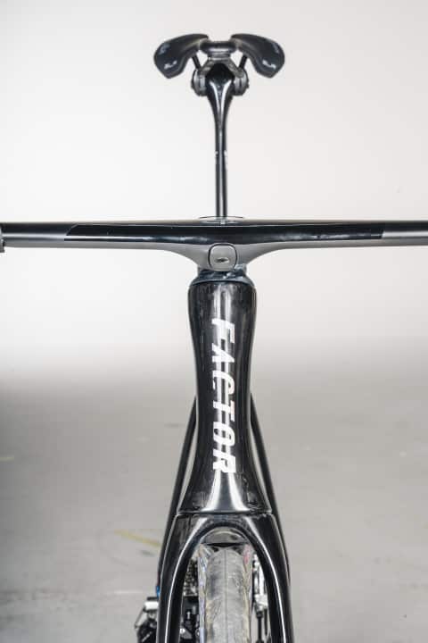 Looks fast? It is! The Factor only needs 206 watts in the wind tunnel