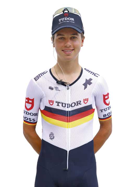 Marco Brenner En maillot de champion d'Allemagne
