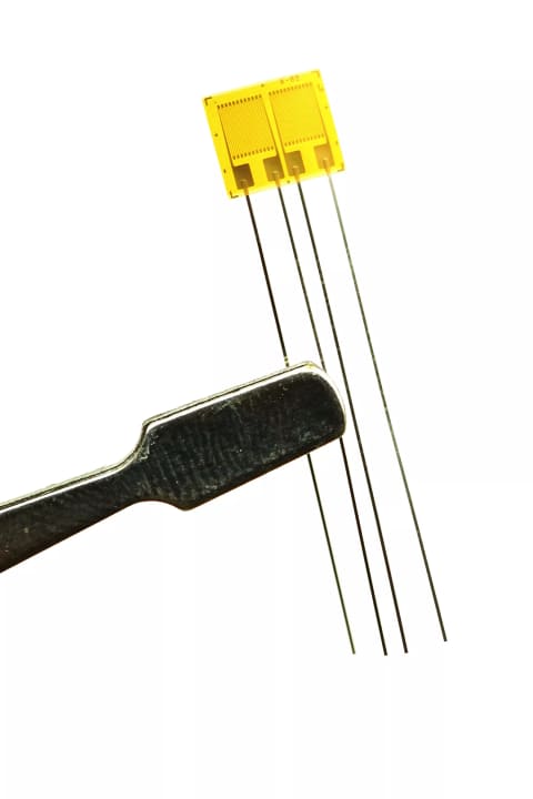 Pièce maîtresse : les jauges de contrainte sont au cœur de la mesure des performances de nombreux powermeters.
