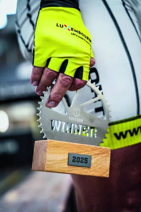 Creative reward: The winners of the various categories receive a chainring trophy.