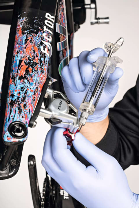 4. collect brake fluid