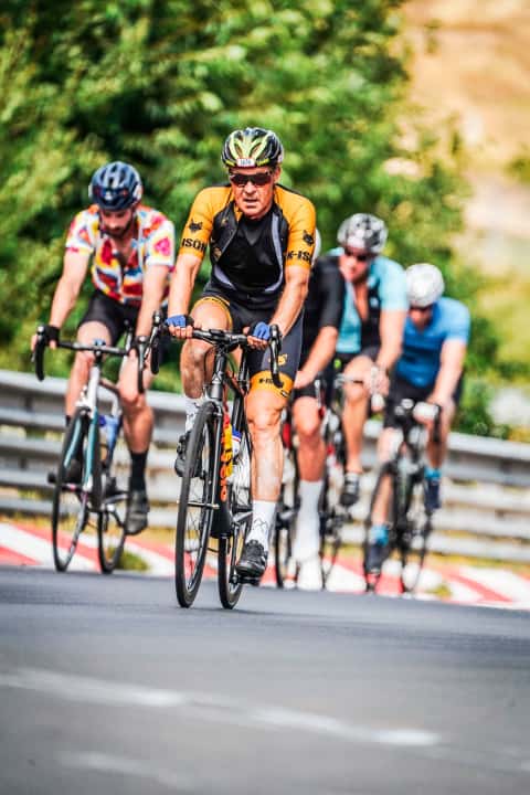 With routine and a consistent plan, Helge Jasch cranks his way through the 22 hours and finishes 13th in his age group