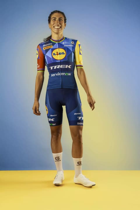 Ex-Weltmeisterin Elisa Balsamo fährt künftig für einen deutschen Arbeitgeber