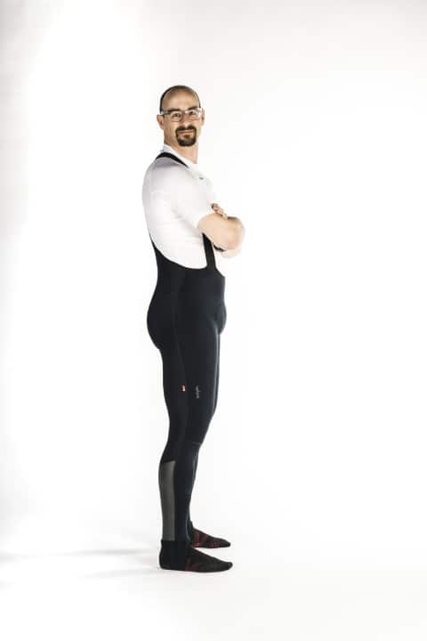 Die Men´s Zero Bib Tight von Velocio ist in Braun, Schwarz und Blau erhältlich