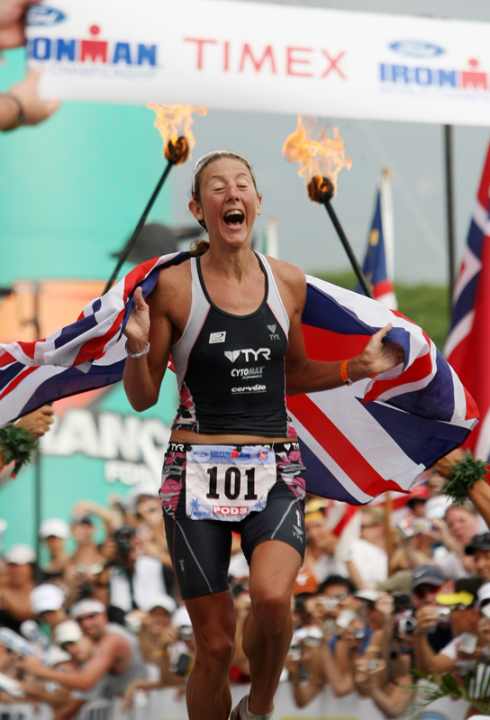 Favoritin beim Ironman 2009 in Hawaii: Vorjahressiegerin Chrissie Wellington