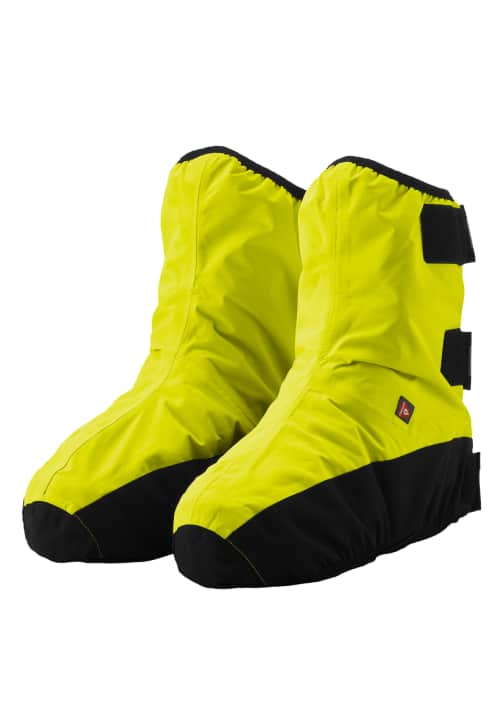 Für warme und trockene Füße bietet die Neon-Kollektion die Save Shoecover Therm Überschuhe an.