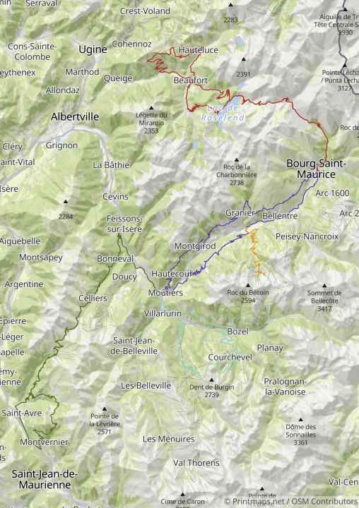 Les tours pour les fans sur la carte