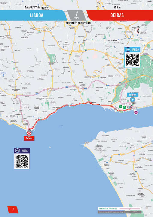 The 1st stage on the map