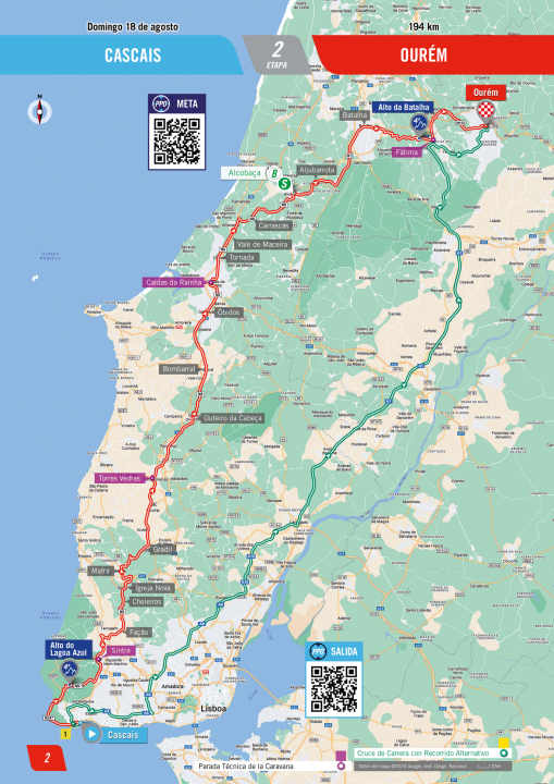 The 2nd stage on the map