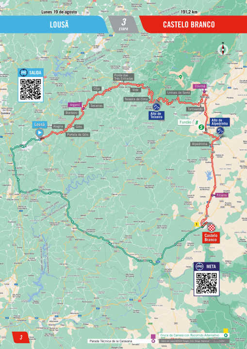 La 3e étape sur la carte