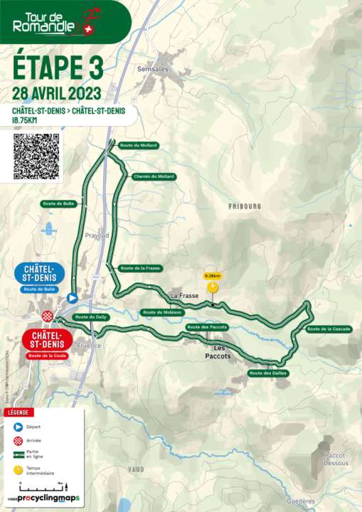 The route of the 3rd stage