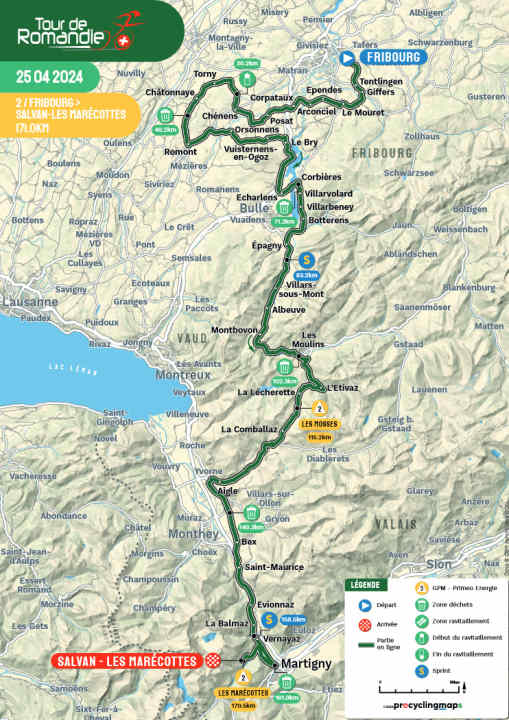 The 2nd stage in the map view