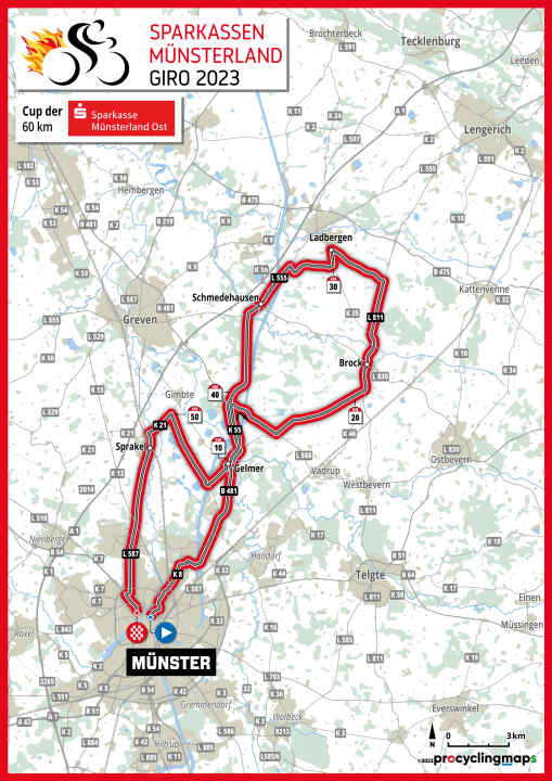 Parcours de 60 km