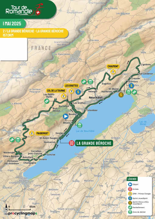 The 2nd stage in the map view