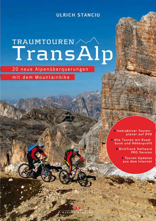    Traumtouren Transalp: Die Bibel aller Alpenüberquerer. Das Planungsbuch von Uli Stanciu enthält fertige Touren, aber auch eine CD-iRom für alle, die sich eine ganz persönliche Route am PC entwerfen wollen. Unschlagbar: die genauen Höhenprofile und GPS-Daten. Delius Klasing, 49,90 Euro.  <a href="https://www.delius-klasing.de/traumtouren-transalp-3464" target="_blank" rel="noopener noreferrer">Hier bestellen -></a>