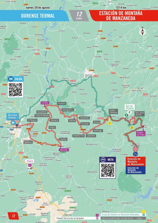 The 12th stage on the map