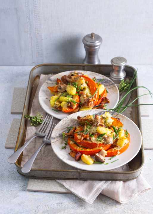 Gnocchi and vegetables are not only filling, but also flavourful - especially pumpkin.