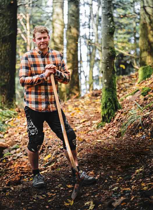  Kris McMechan - Trail builder from Canada