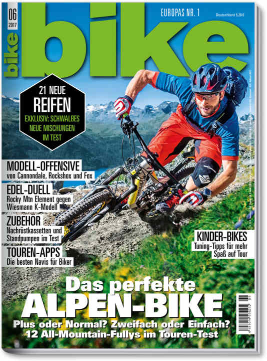    BIKE 6/2017 gibt's ab 2. Mai am Kiosk, im <a href="http://www.delius-klasing.de/zeitschriften" target="_blank" rel="noopener noreferrer">DK-Onlineshop</a>  und als                  Digital-Ausgabe  für alle Endgeräte.