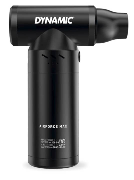 Plus jamais de taches d'eau : Le Dynamic Air Force Max sèche votre vélo et évite ainsi la corrosion.